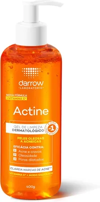 Darrow Actine Gel de Limpeza Dermatológico Facial com Ácido Salicílico e Vitamina C - 19% Off