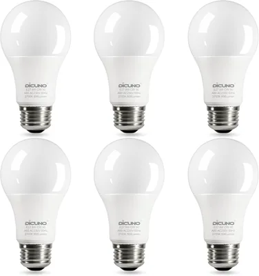 DiCUNO E27 LED Bulb - Warm White 9W 806LM Best Deal