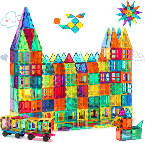 Gemmicc Magnetic Tiles Building Blocks for Kids