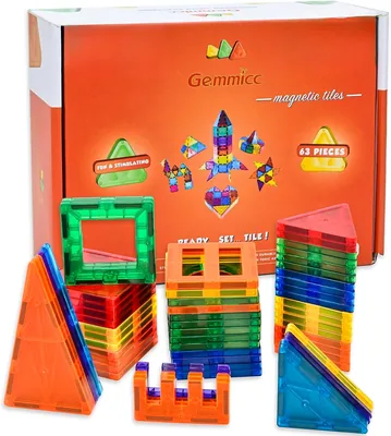 Gemmicc Magnetic Tiles: 5% Off STEM-Approved Building Blocks