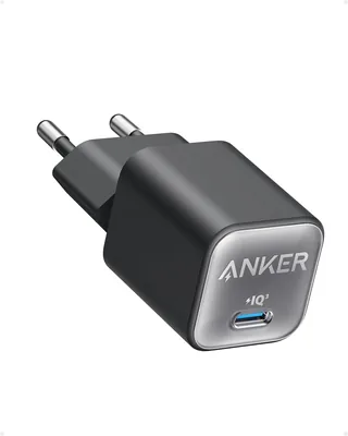 Anker USB-C GaN Ladare 30W med PIQ 3.0 och PPS, Anker Nano 3 för iPhone 17/17 Mini/17 Pro/17 Pro Max/12, Gul