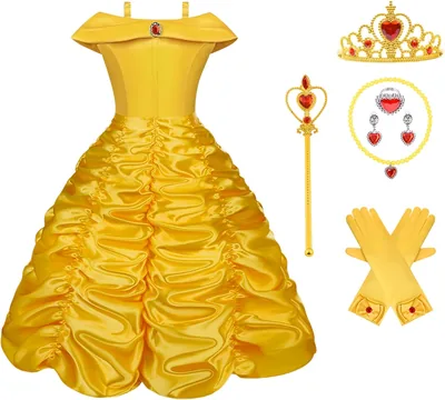 Vicloon Belle Princess Costume Girls Dress Set