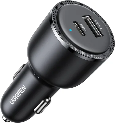 UGEN 63W USB C Car Charger 2-Port