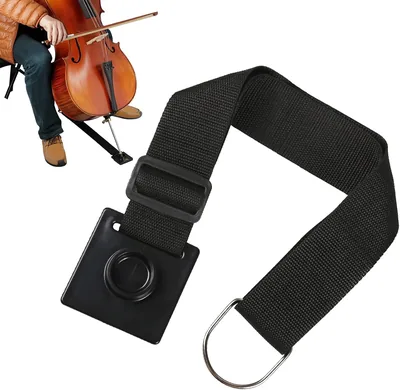 Ancre pour violon cellulaire avec pointe en acier et gomme épaisse anti-dérapante