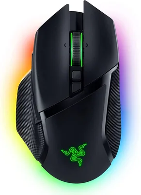 Razer Basilisk V3 Pro Wireless Gaming Mouse - Gen-3 Switches, HyperScroll, Chroma RGB, 1
