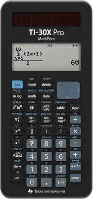 Calculatrice Texas Instruments TI-30X Pro MathPrint - Meilleure offre
