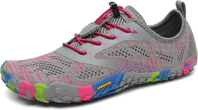 Zapatos SAGUARO Desnudos para Hombres y Mujeres, Zapatillas Minimalistas para Correr en Sendero de Cero Descenso