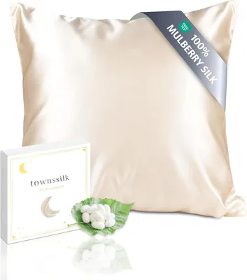 Townsilk Dwustronna Poszewka na Poduszkę z Jedwabu Morwy - Najlepsza Oferta