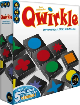 Qwirkle - Jeu de société stratégique en bois - Version française - 108 tuiles