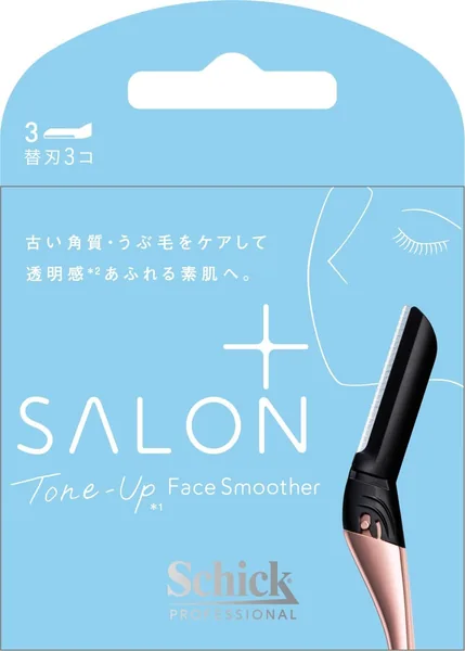 Schick Salon Plus Tone Up Face Smoother Replacement Blades (Pack of 3)