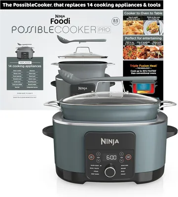 Ninja PossibleCooker PRO MC1001 - 8.5qt Sea Salt Gray