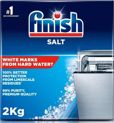 Finish Dishwasher Salt 2kg - Limescale Prevention Best Deal