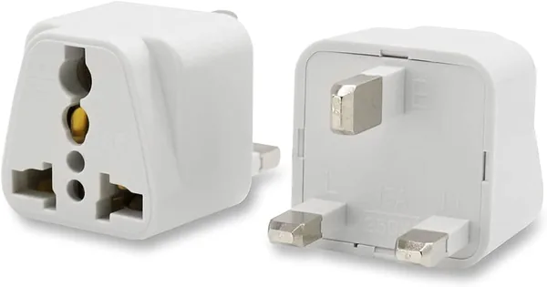 ECVV  [2-Pack] USA/Canada/EU/AU to UAE Dubai UK HK Plug Converter