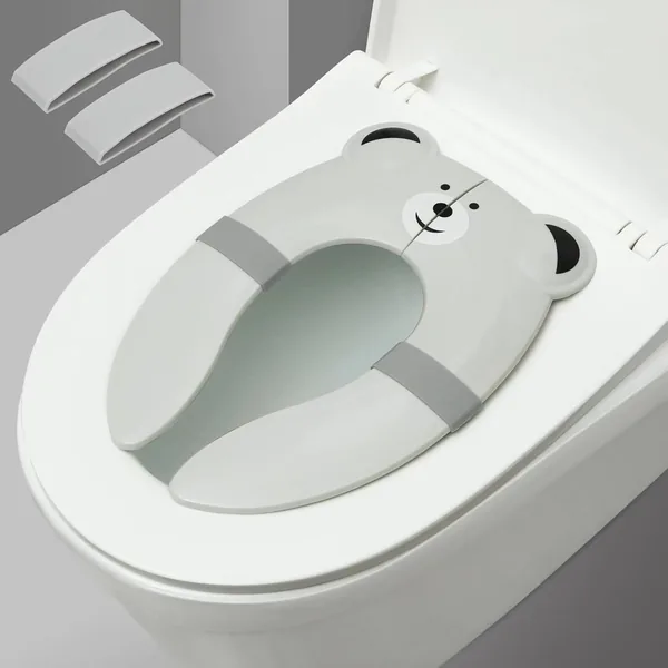 PandaEar Falten Toiletsitz Kinder für Unterwegs, Reise Toiletsitz Kinder, Falten Toiletsitzdecke, Toiletsitz mit 9% Rabatt