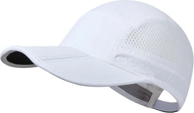 Gadiemkensd Vouwbare sportvisor cap voor hardlopen. Zomercap van ademend mesh, ongedoopt en snel droog, uniseks.