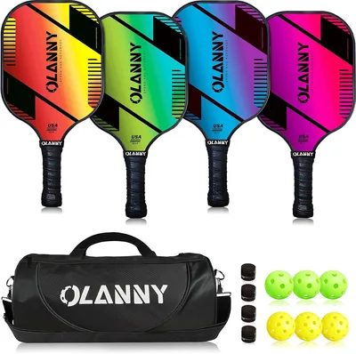 OLANNY Graphite Pickleball Paddles 4 Pack 15% Off