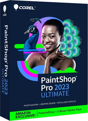 Corel PaintShop Pro 2023 Ultimate | Software de edición y diseño gráfico poderoso + Suite Creativa