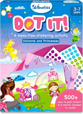 Skillmatics Dot It Sticker Art - Unicorns & Princesses, 22% Off
