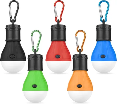 Flintronic Camping LED-lykt 5 stk. Tentskyddslampor Med Klippar för Kamping, Jagare, Fiske och Bergtur - Best Deal