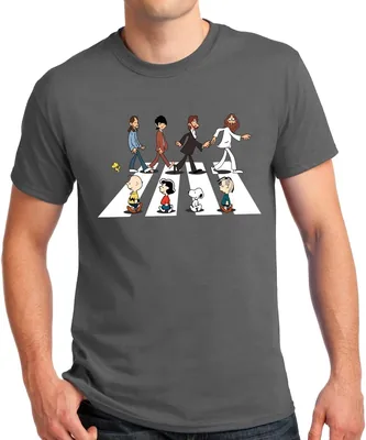 Playera The Beatles penauts Abbey Road