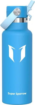 Super Sparrow Wasserflasche aus Edelstahl, Ultra-Leichter Thermosbecher, 350 ml, 500 ml, 750 ml, 1 L, Standard Strohhalm-Deckel