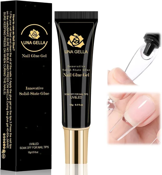 UNA GELLA Solid Nail Glue Gel