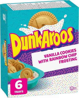 Betty Crocker Dunkaroos Vanilla Cookies with Frosting (6 Trays)