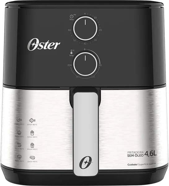 Fritadeira Sem Óleo Oster 127V - OFRT520, PRETO - 21% Off