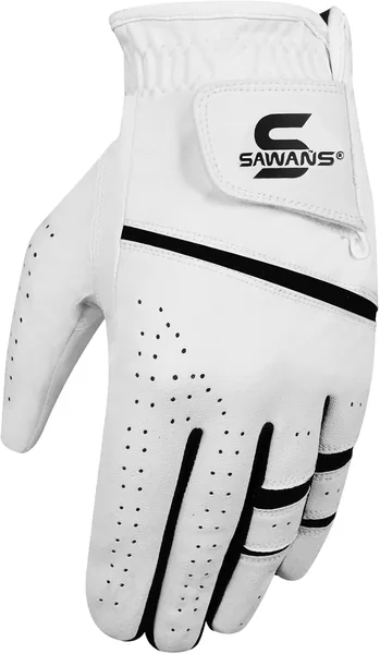 SAWANS Golf Handschoenen voor Mannen - Durabel en Flexibel - All-Weather Grip - Links of Rechts - 15% Korting