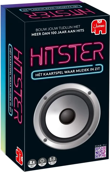 Hitster Original - 24% Off! Muziekspel, Actiespel & Volwassenspel voor 2-10 Spelers