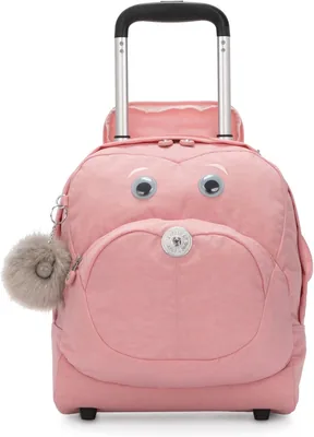 Kipling NUSI Sac à Roulettes pour Enfants, Rose Poudré (Pink) - 57% de Réduction