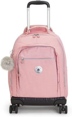 Kipling NEW ZEA Large Wheeled Backpack, Rose Nuptiale (Rose) - 48% de réduction