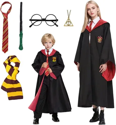 Wizard Costume Robe Magic Cloak 6 pcs Set Best Deal