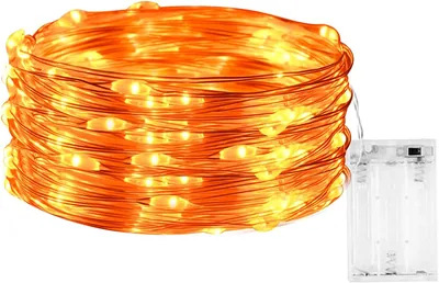 cshare Halloween Orange Fairy Lights 30 LED