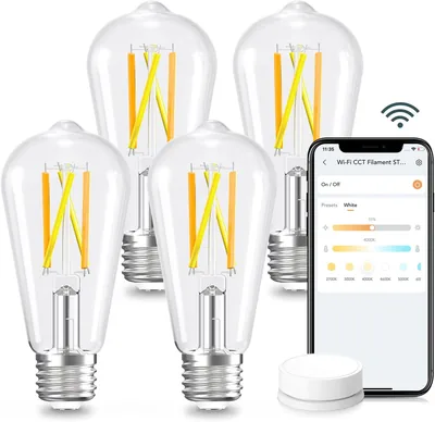 Linkind Smart Edison Bulb ST19 58 Pack with Remote Best Deal