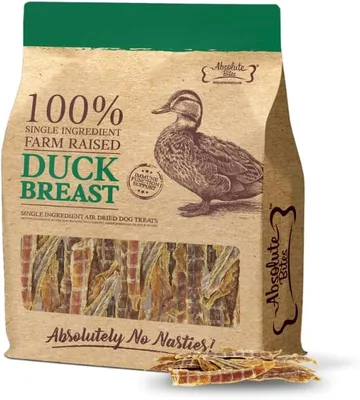 Absolute Bites Air Dried Duck Breast 400g - Best Deal