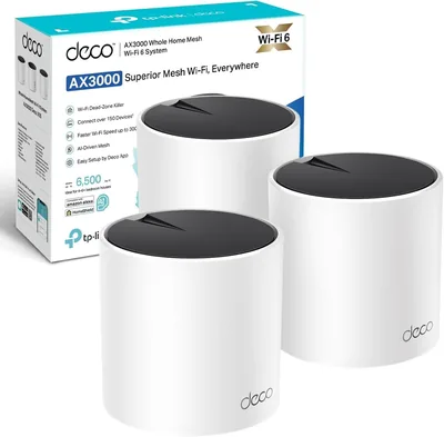 TP-Link Deco X55 3-Pack AX3000 WiFi 6 Mesh System - 18% Off