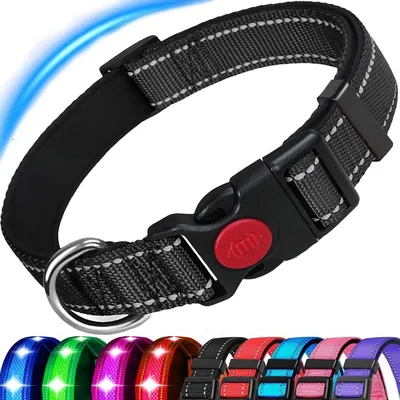 ATETEO Dog Collar - Lightweight Reflective Puppy Collar