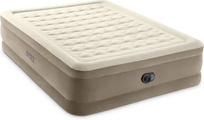 Intex 64428ND Durabeam Ultra Plush Doppio Materasso con Pompa Elettrica Integrata, 152 x 203 x 46 cm - Miglior Affare