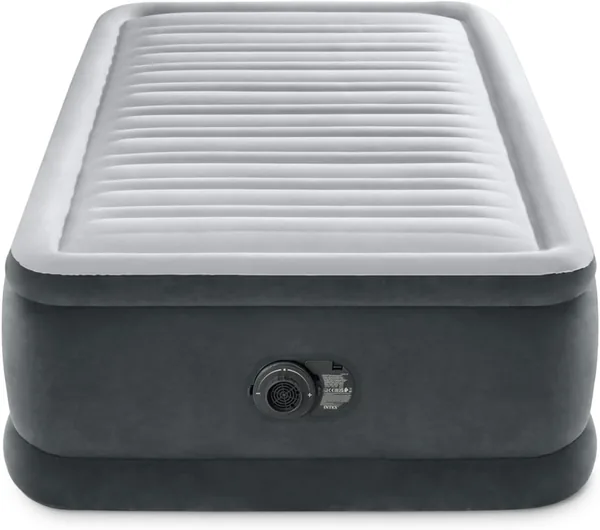 Intex Comfort-Plush Elevated Inflatable Mattress with Fiber-Tech Technology, Deluxe Dura-Beam Line