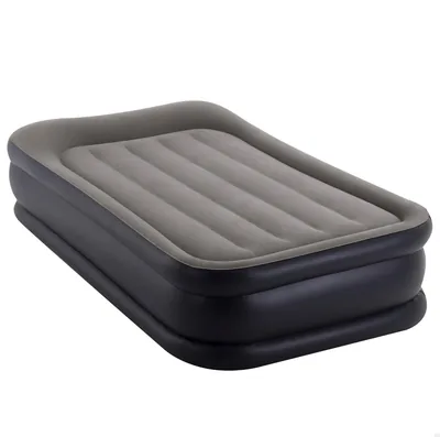 Intex 64132ND Dura-Beam Pillow Rest Deluxe Singolo, Due Colori, con Pompa Elettrica Integrata, 99 x 191 x 42 cm - Miglior Affare