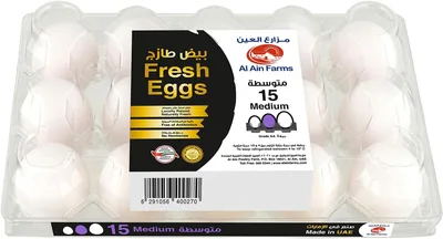 Al Ain White Eggs 15pcs | Best Deal