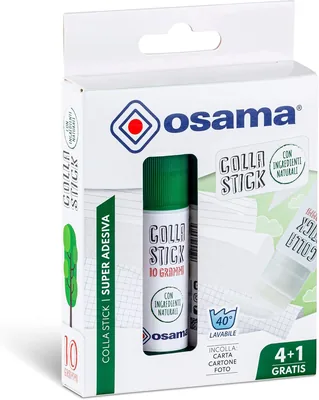 Colla Fortissima Osama, 4 Pezzi + 1 Omaggio, 10g - Kit Ideale per Scuola, Ufficio e Università