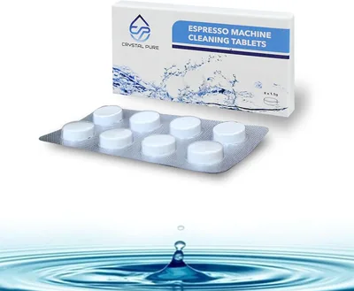CRYSTAL PURE Cleaning Tablets - Breville Saeco Delonghi Espresso Machine Best Deal