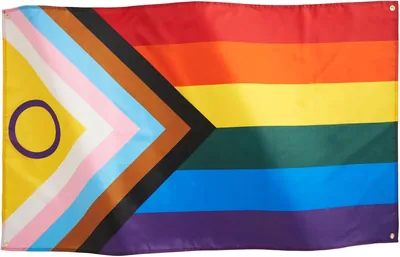Runesol Stolthetsflagga, 3f x 5f, LGBTQ+, 4 Grynke, Brass Grynke i Varje Corner, Parade, Parti, Karnaval, Premium Flagga