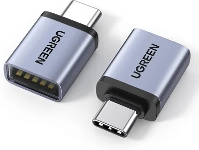 UGREEN USB Type-C 変換アダプター 2ピースセット 高速転送 USB 3.2 Gen 1 / Thunderbolt 3 OTG対応