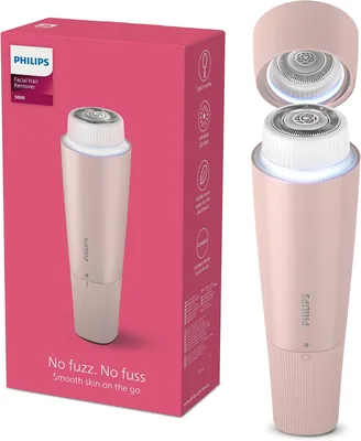 Philips Face Hair Remover 5000 Series Personal Groomer for Women Cordless Compact with Hypoallergeni