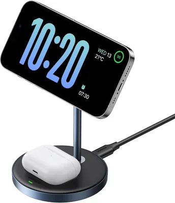 UGEN MagFlow 2-in-1 Draadloze Oplader met Magnetische Oplading en USB C Kabel voor iPhone 17 - 23% Korting