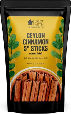 Bliss of Earth 100gm Ceylon Cinnamon (Dalchini) Sticks