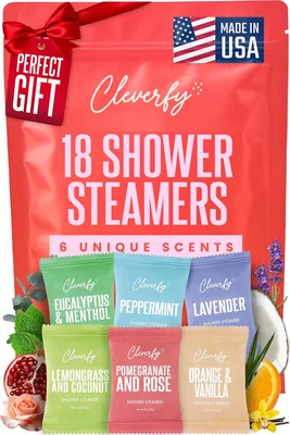 Cleverfy Shower Steamers Aromatherapy - 18 Bombs with Essential Oils, Best Deal